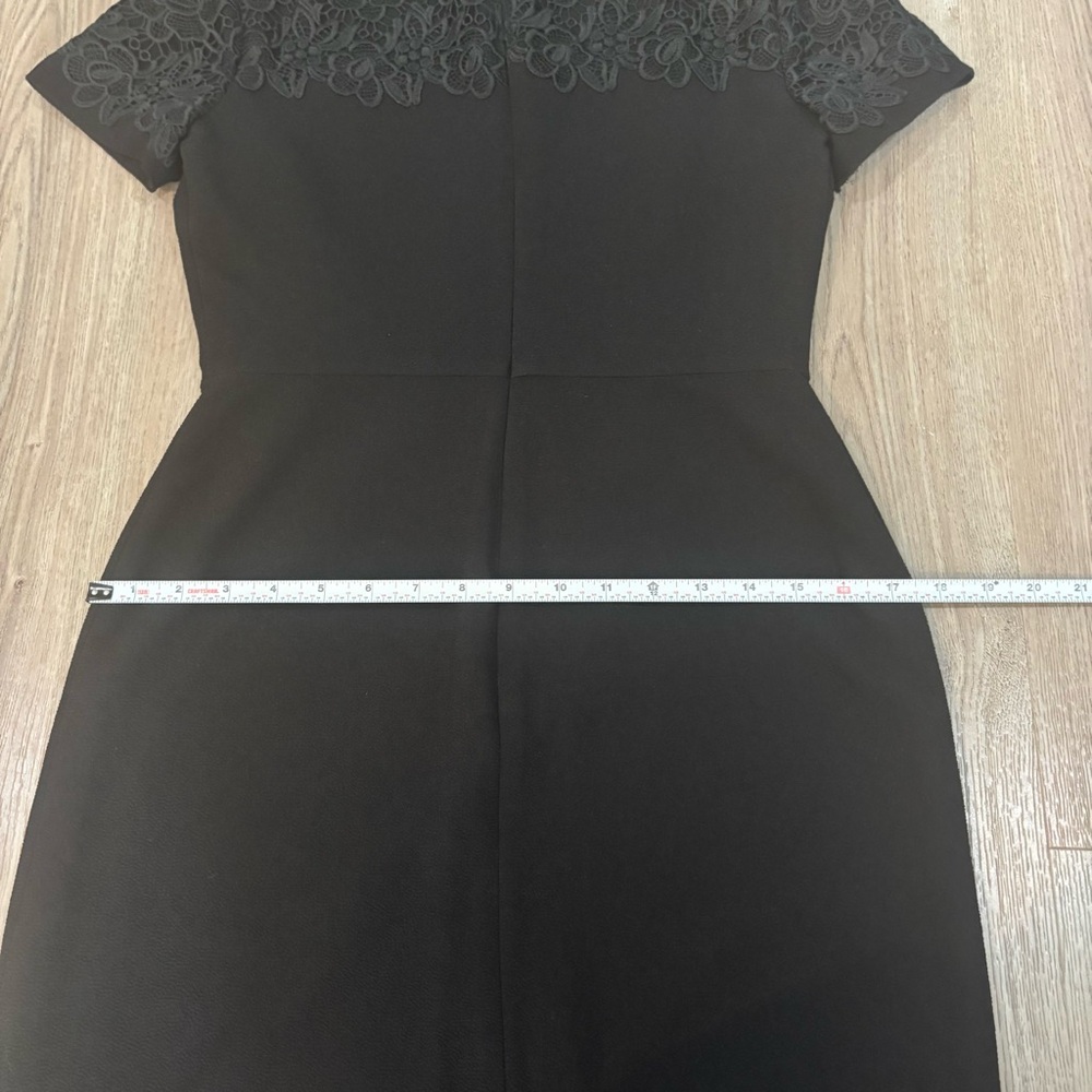 Karl Lagerfeld Black Floral Midi Dress - Picture 11 of 11